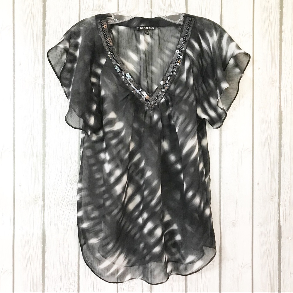 EXPRESS Sheer Top NWT Size: XS